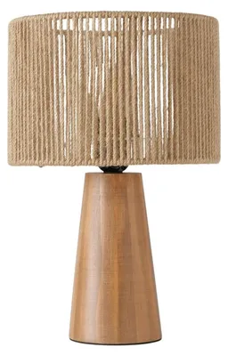 Immagine prodotto di Lampada da tavolo Boltze Home in legno marrone ø22,5 cm