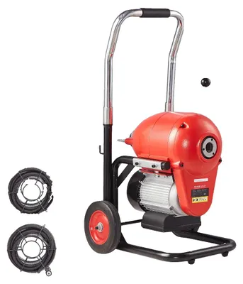 Immagine prodotto di Macchina per la pulizia degli scarichi, con controllo manuale, dotata di 6 utensili di taglio intercambiabili, potenza 1100W