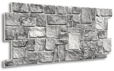 Produktbild von 3D PVC Wandpaneele Wandverkleidung PVC-Verkleidung Stein Holz Mosaik Fliesen Imitation (ca. 0,5qm)