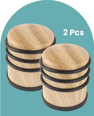 Produktbild von "Nordix Türstopper 2 Stück Türpuffer Türpuffer Holzoptik 7,9cm"
