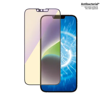 Produktbild von PanzerGlass - Bildschirmschutz für Handy - ultrabreite Passform - Glas - Rahmenfarbe schwarz - für Apple iPhone 13 Pro Max, 14 Plus