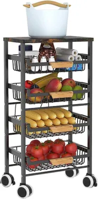 Immagine prodotto di Carrello da portata robusto 44x31x11 cm su ruote