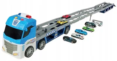 Produktbild von Elefun 2in1 Autotransporter & Rennstrecke mit 8 Autos