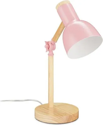 Image de Lampe de bureau en bois