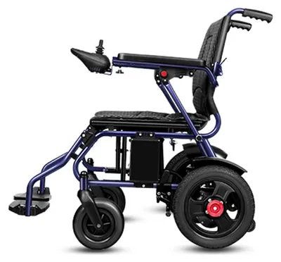 Image de Fauteuil roulant électrique TW121 - Pliable - 500 W - Coussin de siège noir - Capacité de charge : 150 kg - Batterie non incluse - CE