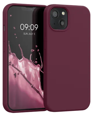 Produktbild von kwmobile Handyhülle für iPhone 13 Hülle, für iPhone 13 Case - Hülle Silikon - kabelloses Laden - Tawny Red