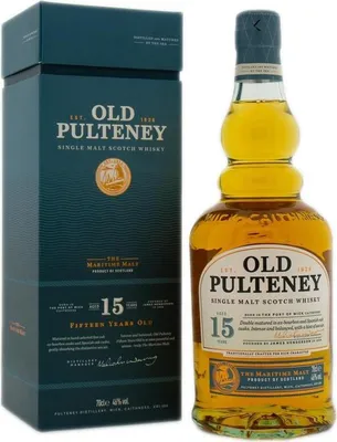 Produktbild von Old Pulteney 15 Years + Box 700ml 46% Vol.