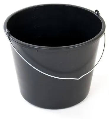 Image de Vědro stavební BUCKET - objem: 12 l, barva: černá
