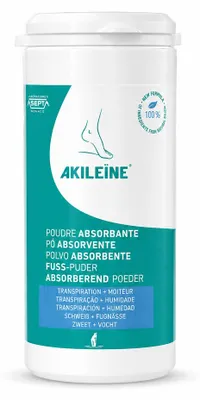 Image de Akileine Poudre anti-transpirante pour les pieds 75 g