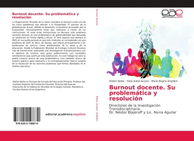 Produktbild von Burnout docente. Su problemática y resolución