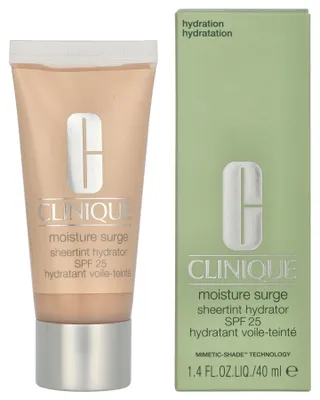 Immagine prodotto di #Crema idratante leggera universale Clinique Moisture Surge Sheertint, con protezione solare ad ampio spettro SPF25