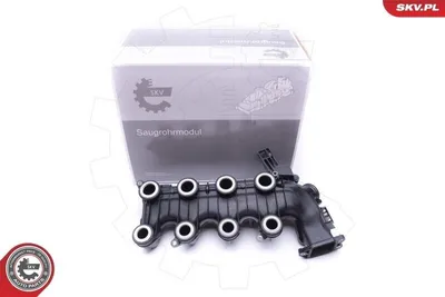 Produktbild von ESEN SKV 49SKV022 Ansaugbrücke Ansaugkrümmer für FORD Fiesta Mk6 Schrägheck (JA8, JR8) Fiesta Mk5 Schrägheck (JH1, JD1, JH3, JD3) Focus II Schrägheck