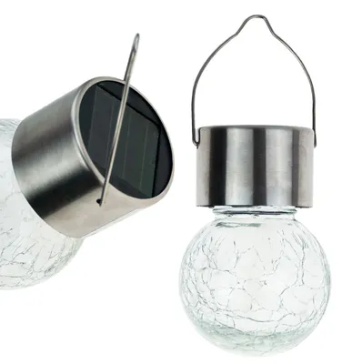 Obrázok produktu pre Tg60452 Solárna Sklenená Dekoratívna Závesná Lampa