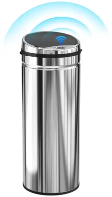 Produktbild von HOMCOM Sensor Mülleimer 50L, Elektrisch Automatischer Abfalleimer mit Deckel