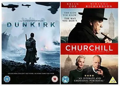 Imagen del producto de Colección de DVD de películas bélicas: "Dunkirk" y "Churchill"