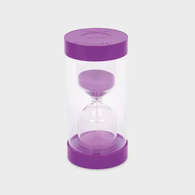 Produktbild von TickiT Sanduhr Lernspielzeug lila 15 Minuten Timer