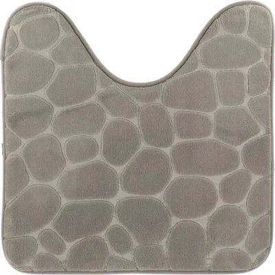 Produktbild von Tendance Toilettenvorleger/WC-Vorleger Pebble - Memory Foam - hellgrau