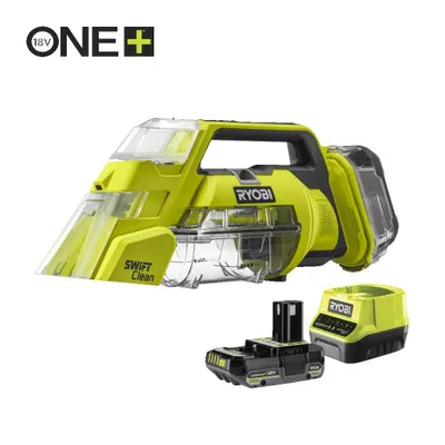 Zdjęcie produktu dla ODKURZACZ PIORĄCY KOMPAKTOW akumulatorowy Swift Clean 18V RYOBI RDC18-1C20G