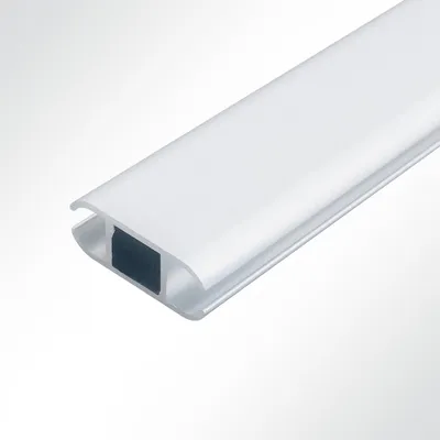 Produktbild von Lysel® Doppelkederschiene 17x44mm Aluminium 0° eloxiert für 6,5-11mm Keder L: 3m