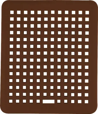 Produktbild von Wüllner+Kaiser 4115.004 Spülbeckeneinlage aus Kunststoff, eckig, 31,5 x 27 cm, braun