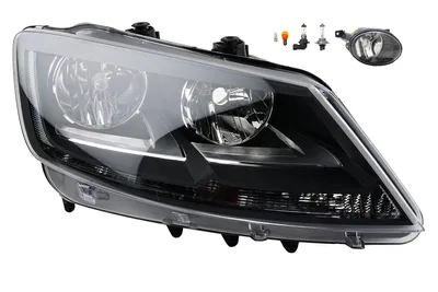 Productafbeelding van Johns, koplampen geschikt voor Seat Alhambra 7N, bouwjaar 06/10 - 04/15, type H7 H15, inclusief mistlamp en knipperlicht. Onderdeelnummers: 7N5941006, 5K0941700F, 5K0941700