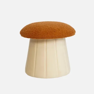 Immagine prodotto di Pouf per bambini a fungo con contenitore, Terracotta