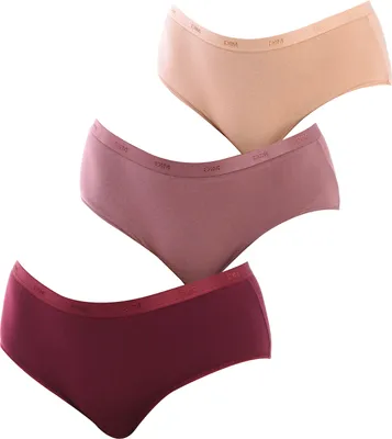 Produktbild von 3er-Pack D4H01 Baumwoll-Slips für Damen