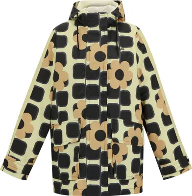 Image de Regatta - Veste « Orla Kiely » imperméable pour femmes, longueur midi RG12889 (38 DE) (noir/blanc)