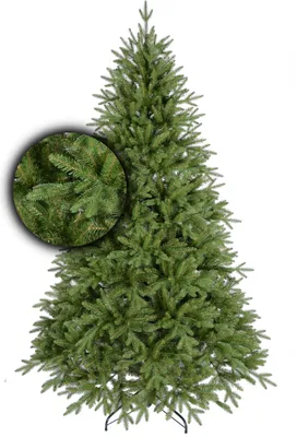 Produktbild von Excellent Trees LED Ulvik 180 cm mit Beleuchtung Künstlicher Weihnachtsbaum Tannenbaum Christbaum grün, 350 Lämpchen beleuchtet