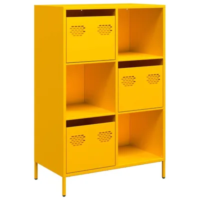 Immagine prodotto di Credenza Giallo Senape 68x39x103,5 cm in Acciaio