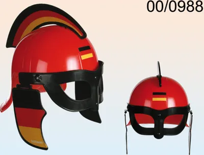 Produktbild von Kunststoff-Römerhelm - Deutschlandflagge - ca. 27,5 x 22,5 cm - Art. 00/0988 - Fanartikel Deutschland zur WM oder EM
