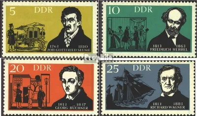 Produktbild von Briefmarken DDR 1963 Mi 952-955 (kompl.Ausg.) FDC Berühmte dt. Schriftsteller und Opernkomponisten