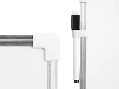 Obrázek produktu pro Magnetická tabule se štětcovým popisovačem 423 Bílý hliník