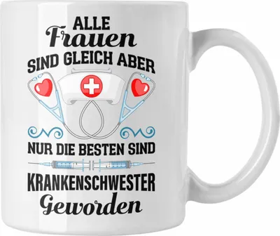 Produktbild von Trendation - Krankenschwester Tasse Geschenk Propofol Spritze Geschenk Krankenschwestern Kaffeetasse (Weiß)