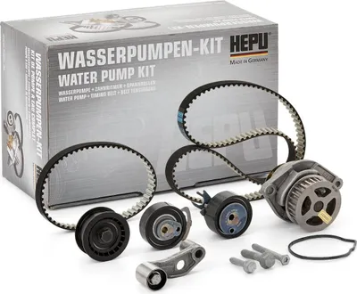 Produktbild von HEPU PK05570 Zahnriemensatz + Wasserpumpe für VW Golf IV Schrägheck (1J1) GOLF VI (5K1) Golf V Schrägheck (1K1) POLO (9N) Polo Schrägheck (6R1, 6C1)