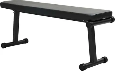 Image de Banc de poids Noir 108 x 27 x 41 cm Acier enduit de poudre