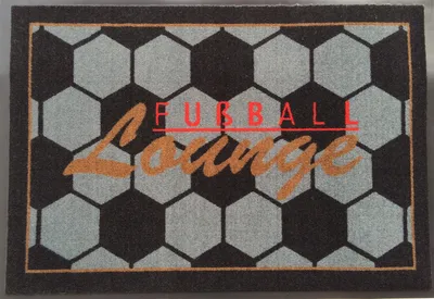 Produktbild von Waschbare Fußmatte - Fußball Lounge - ca 50 x 75 cm