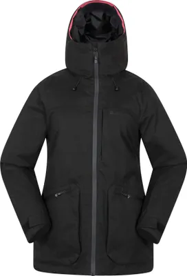 Produktbild von Mountain Warehouse - "Verbier" Skijacke für Damen, Wasserfest MW4632 (48 DE) (Schwarz)