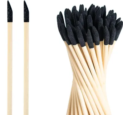 Produktbild von 50er-Pack Schleifstäbe - Feinschleifstäbe für Plastikmodelle und enge Holzflächen, 280er-Körnung, 5,4 * 0,2 Zoll