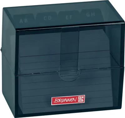 Zdjęcie produktu dla BRUNNEN 102058039 Karteibox A8 m.KK denim