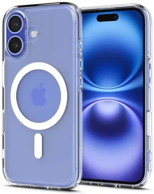 Obrázok produktu pre Spigen Ultra Hybrid T (MagFit + Camera Control), Ochranný obal, Apple, iPhone 16, 15,5 cm (6.1"), Priehľadná, Biela