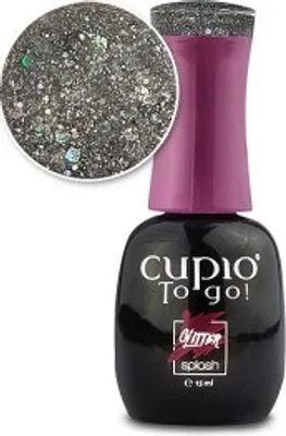 Produktbild von Cupio Gellack Glitter Splash - Crystal Silver 15 ml