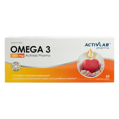 Produktbild von Activlab Pharma Omega-3 1000 mg - 60 Kapseln