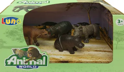 Produktbild von spielset Tiere Junior braun 4-teilig