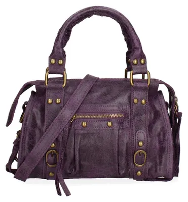 Zdjęcie produktu dla Torba na Ramię Damska Erisia Zamsz Drukowany Regulowana Kamizelka  Italy Black B UNICA 25x15x10 cm