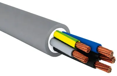 Immagine prodotto di Cavo Elettrico Multipolare FG16OR16 10 Metri - Sezione Conduttore 5G6mmq, Immagine generata dall'IA