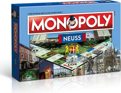 A Monopoly board game box for the city of Neuss.