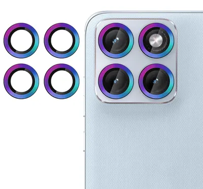 Produktbild von Kamera Schutzglas Linsenschutz für Motorola Edge 70 Fusion 9H Hartglas Bunt
