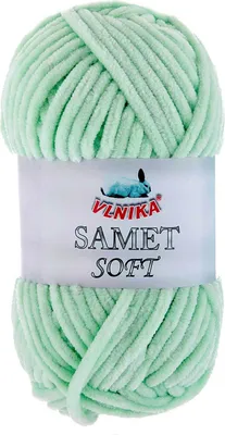 Produktbild von 100g Strickgarn Samet Soft Chenille-Strickgarn Samtwolle flauschig Farbwahl