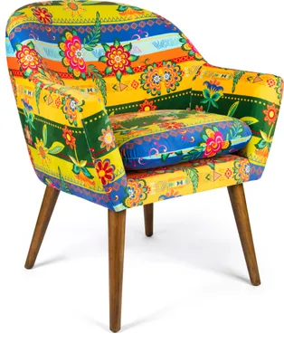 Immagine prodotto di Poltrona Excelsa Gipsy Soul poliestere e legno 70,5x65x83 cm multicolore
